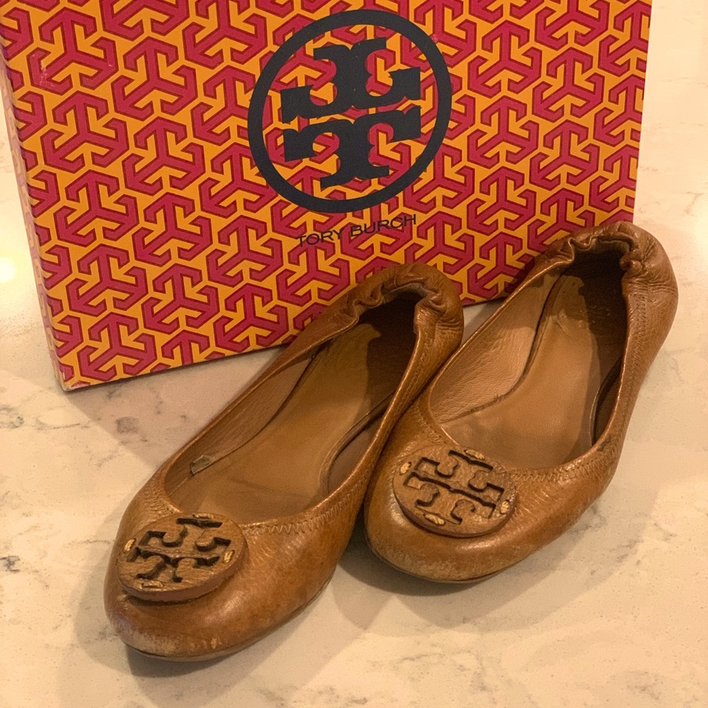 Tory Burch Reva flat - Tan - Size 8